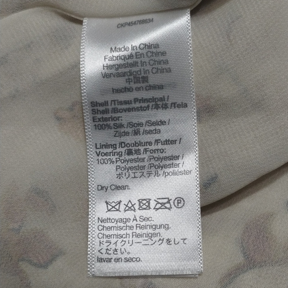Madewell Cream Floral Blouse (0) - Picture 9 of 9
